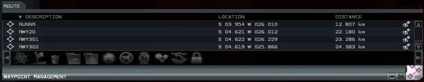 Waypoints tab